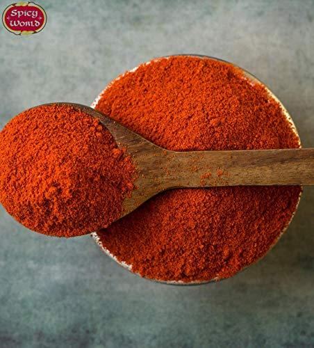 Spicy World Kashmiri Chili Powder | 14 oz resealable bag | All Natural Deggi Mirch powder | by Spicy World