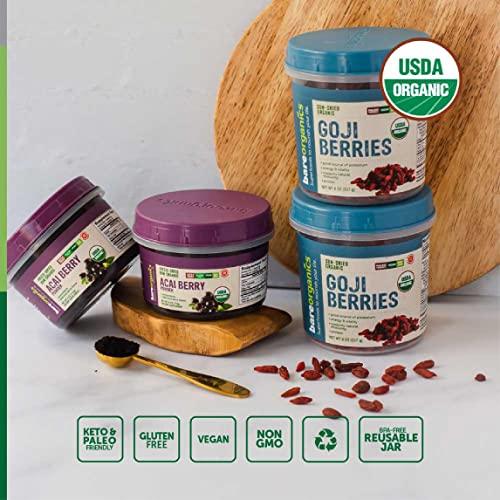 BareOrganics BareOrganics Acai Berry Powder, Superfood Powder, Organic Dietary Supplement, 4 Ounces