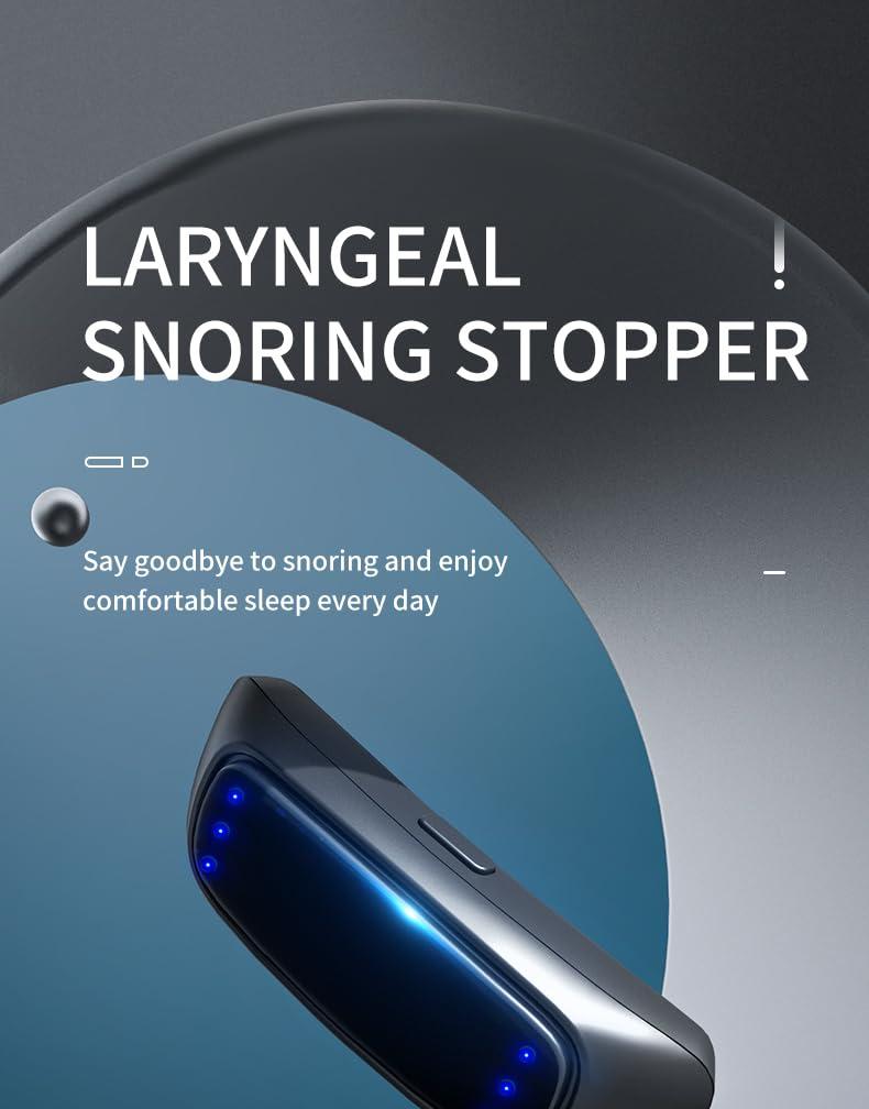 LipSki Smart Throat Anti Snoring Device Electric Variable Speed Anti Snoring Devices Electric Intelligent Massage Snore Stopper Snore Solution for Men and Women