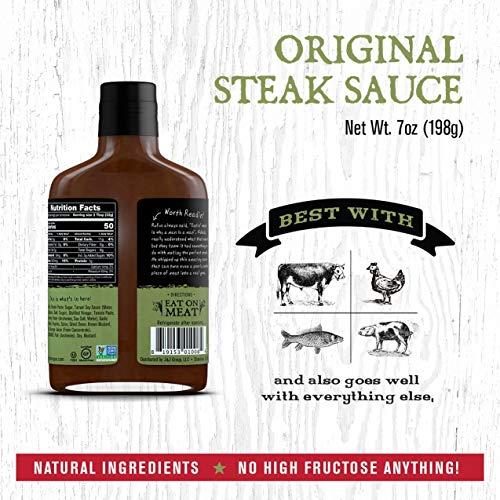 Rufus Teague Rufus Teague - Original Steak Sauce - Premium Steak Sauce - 7 oz. Bottle