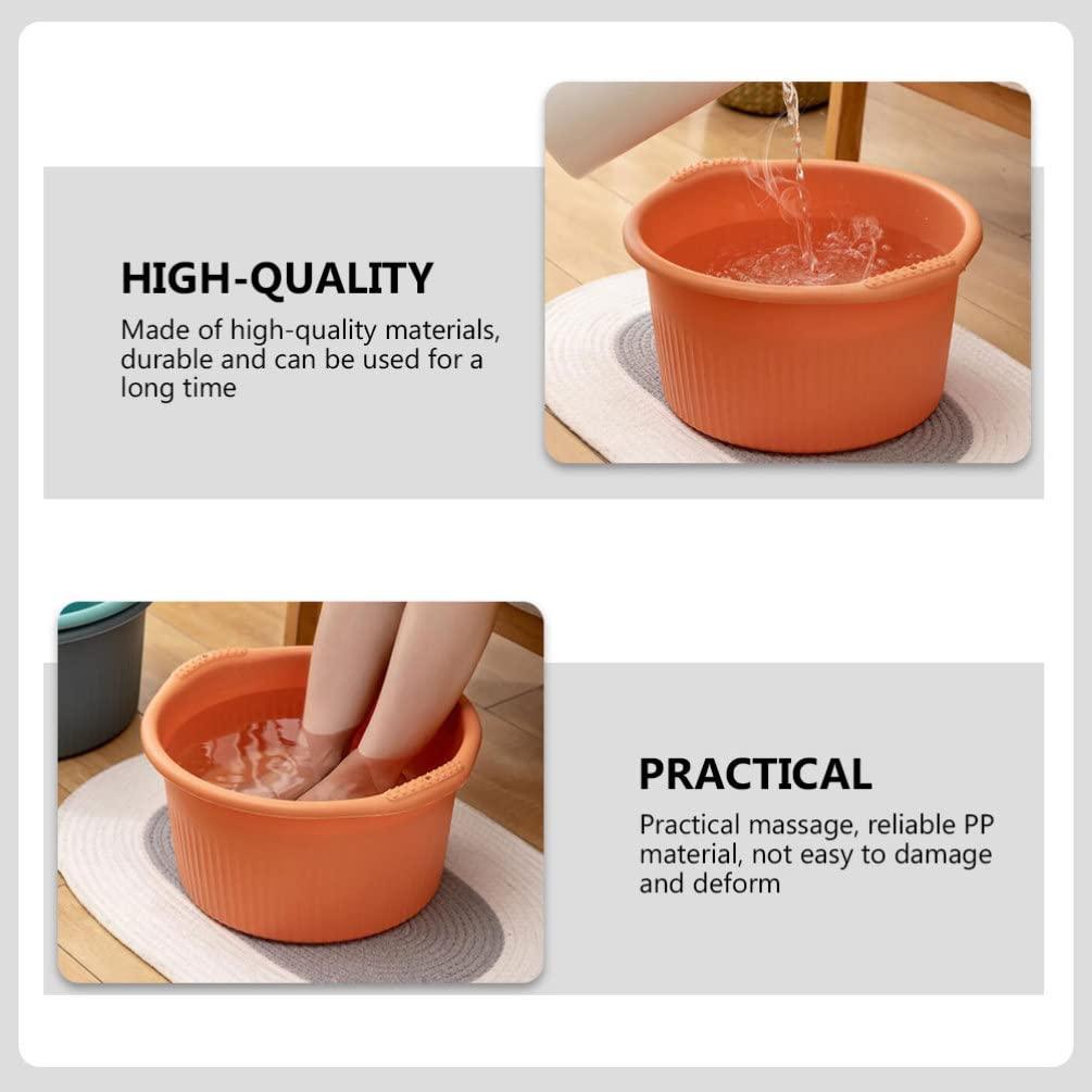 Healifty Foot Soak Bucket Foot Spa Bucket Foot Wash Basin Foot Spa Massager Bucket Foot Soaking Tub for Foot Massage Pedicure Massage Bucket Feet Massager Tub