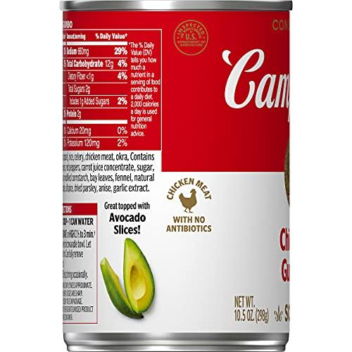 Campbell's Campbell's Condensed Chicken Gumbo Soup, 10.5 Ounce Can (Pack of 12) (Packaging May Vary)