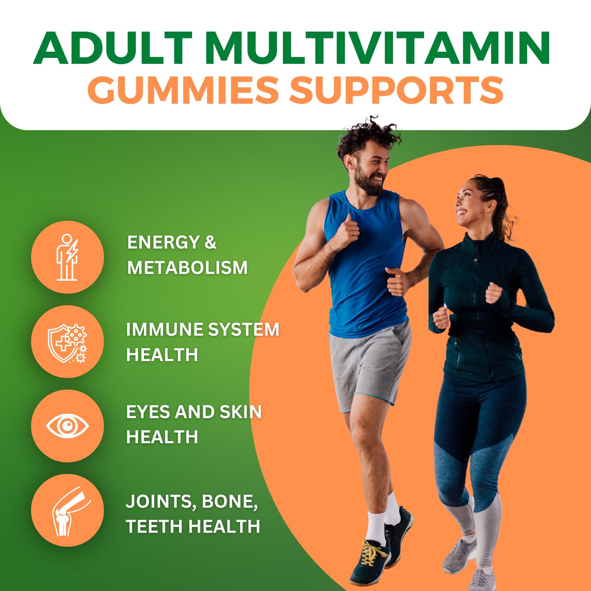 Zaytun Vitamins Zaytun Vitamins Halal Adult Multivitamin Gummies for Men, Women, Complete Everyday Nutritional Support with Biotin, Vegan, Natural Fruit Flavors, Non-GMO, Made in USA - Halal Vitamins