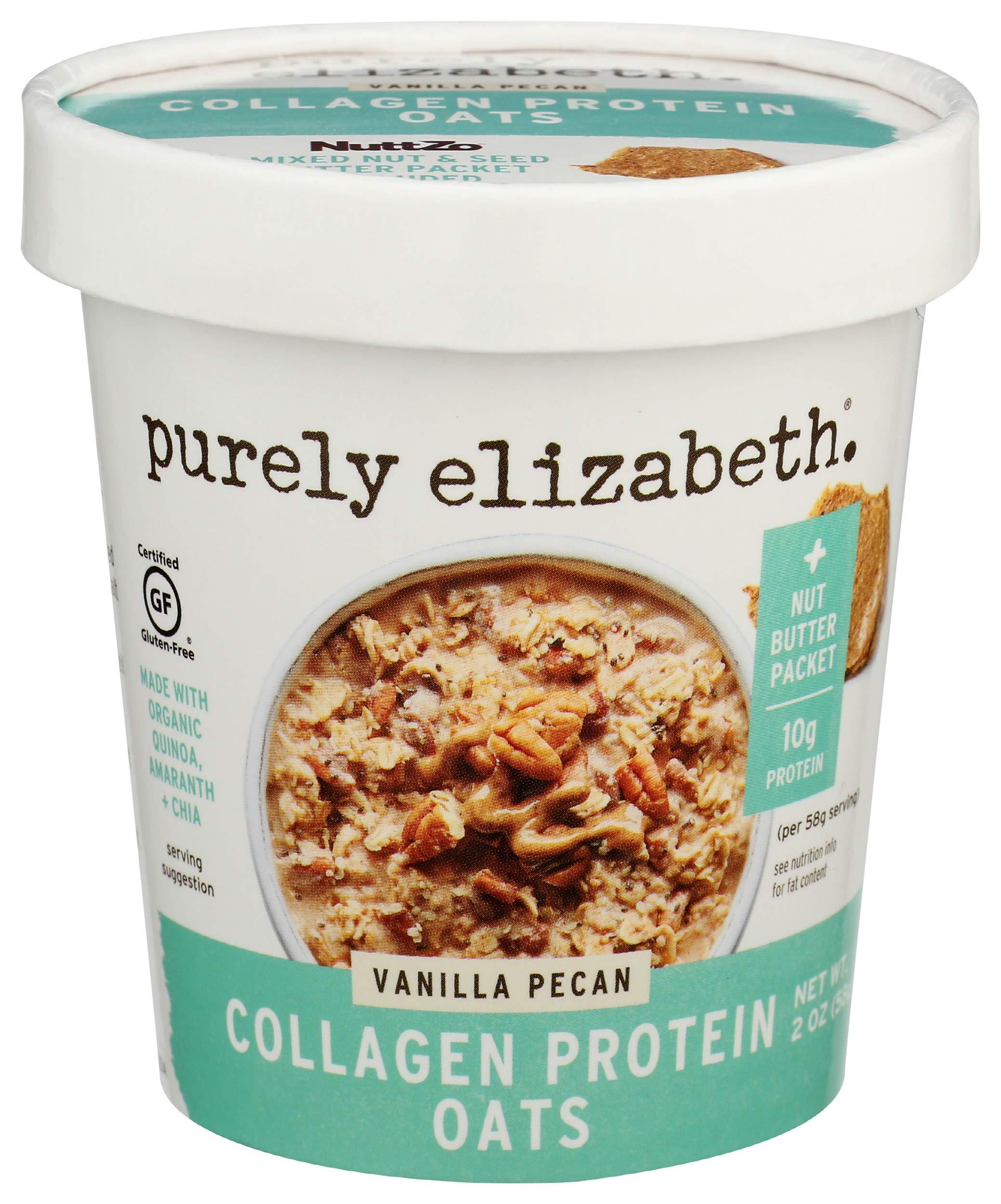 PURELY ELIZABETH purely elizabeth , Oats Vanilla Pecan Collagen Protein, 2 Oz