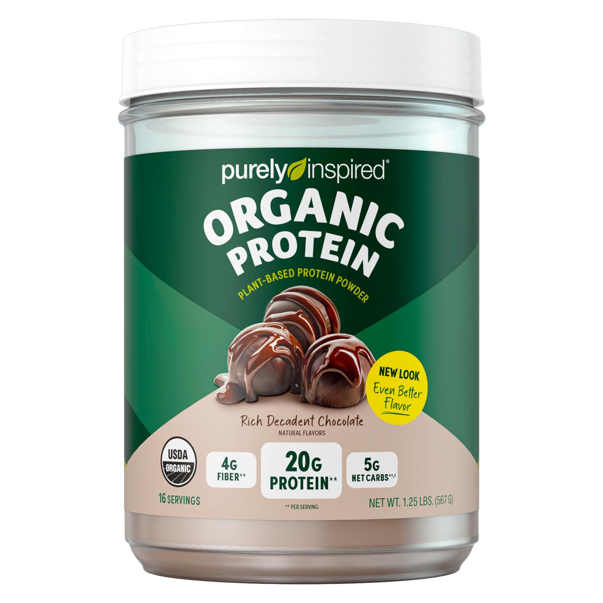 Purely Inspired Purely Inspired Organic Protein Powder and Country Farms Super Greens Drink Mix Bundle (16+20 Servings)