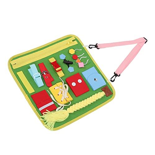 Dioche Memory Loss Fidget Blanket Dementia Sensory Pad Educational Sensory Toys Alzheimer Patient Anxiety Sensory Blanket Anxiety Relief Improves Mental Stimulation