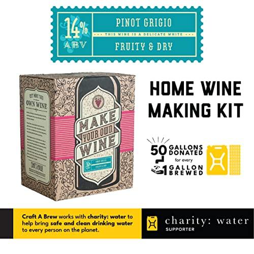 Craft A Brew Making Home Kit Easy Brew Beginners with Ingredients and Supplies Ultimate Wine