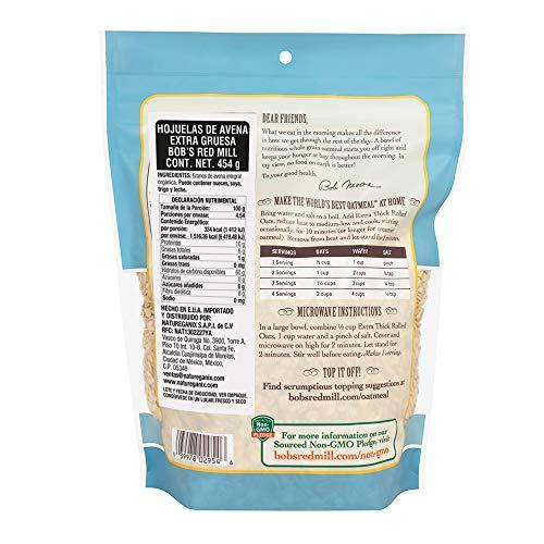 Bob's Red Mill Bob's Red Mill Organic Extra Thick Rolled Oats, 16 Oz