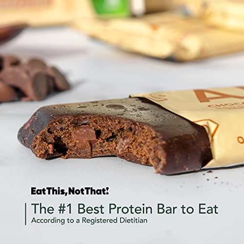 ALOHA ALOHA Organic Plant Based Protein Bars - Chocolate Espresso (85mg Caffeine) - 12 Bars, Vegan, Low Sugar, Gluten-Free, Paleo, Low Carb, Non-GMO, No Stevia, No Erythritol