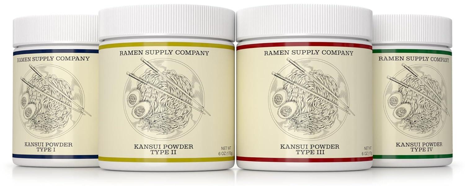 Ramen Supply Company Kansui Powder Variety 4-Pack