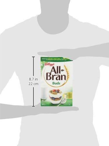 All Bran Kellogg's All Bran Buds Cereal 500g/17.6oz, 2-Pack (Imported from Canada)