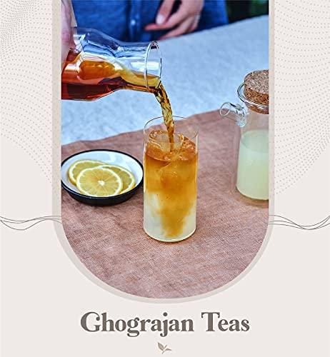 Ghograjan Tea Estate English Breakfast Loose Leaf Black Tea (200+ Servings) - Fresh Harvest - Strong Full Bodied Whole Leaf Assam Black Tea - Farm2Cup from 5th Generation Tea Farm - Bulk Pack - 1 Pound Sealable Pouch