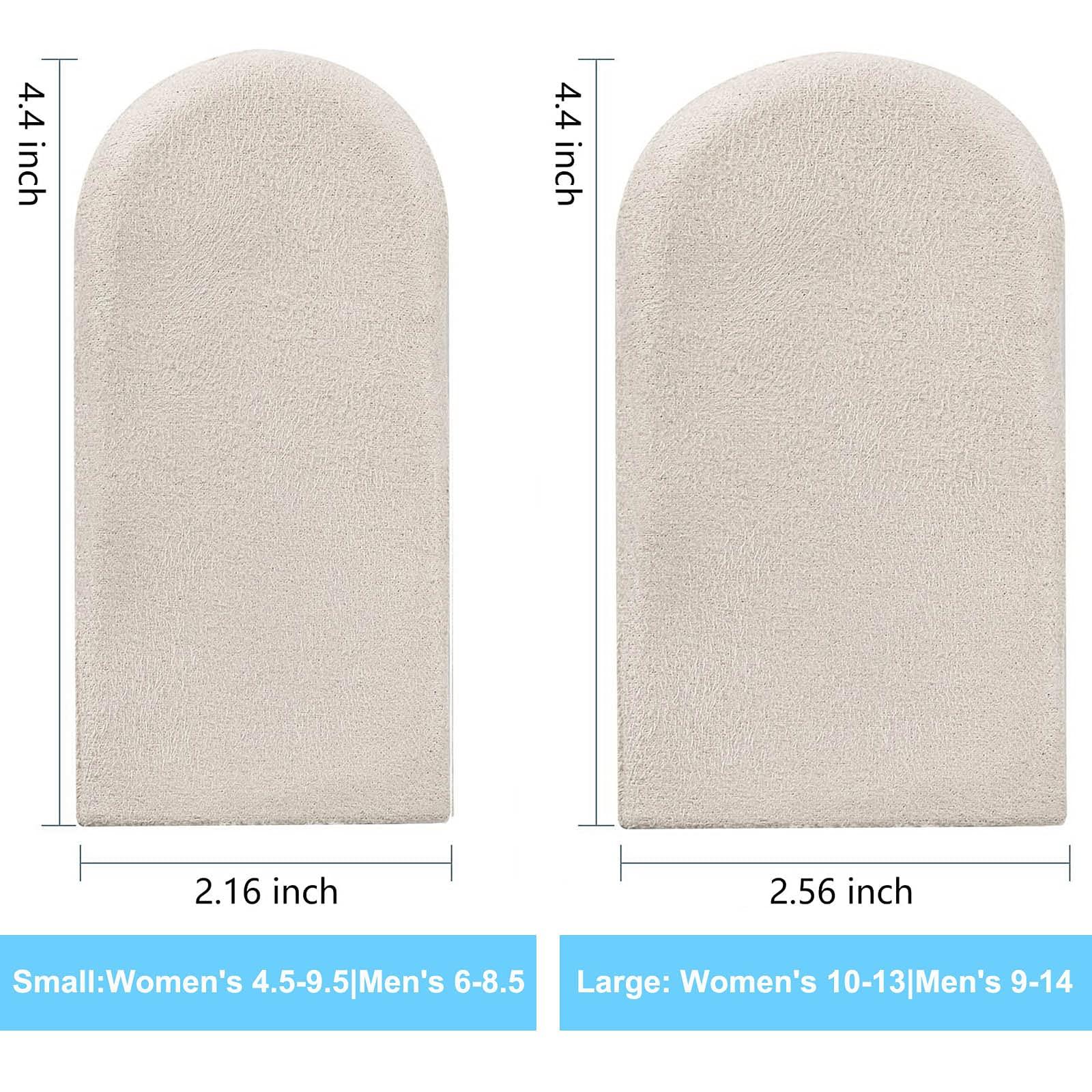 Olukssck Adjustable Orthopedic Heel Lift Inserts, 1/4" to 1" Gel Heel Pads, Height Increase Insole for Leg Length Discrepancies, Heel Spurs, Heel Pain, Sports Injuries, and Achille tendonitis (4 Layers), Small