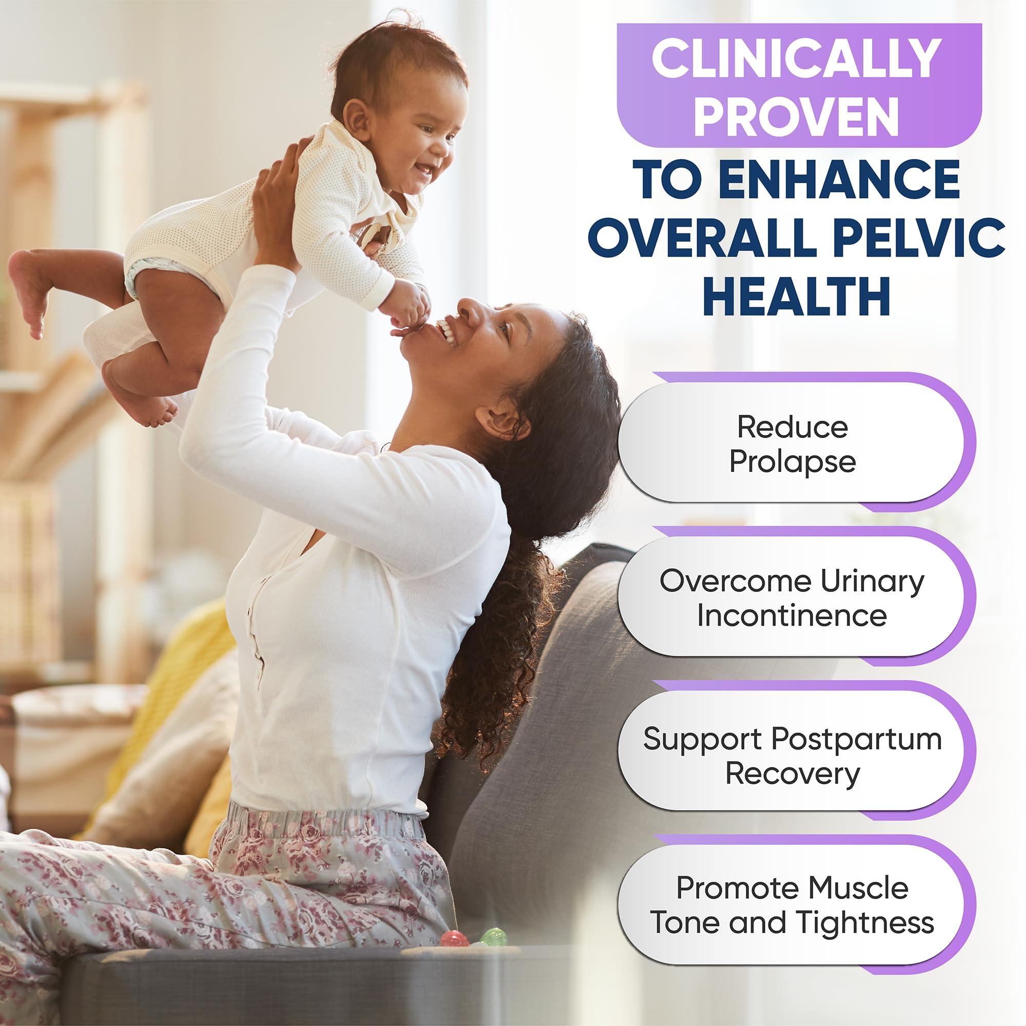 K-fit K-fit Kegel Toner Plus Biofeedback - Pelvic Floor Exercise Device for Toning and Strengthening, Incontinence - 22 Preset Stim Programs, 6 Biofeedback Games, Full Color LCD Screen, Rechargeable