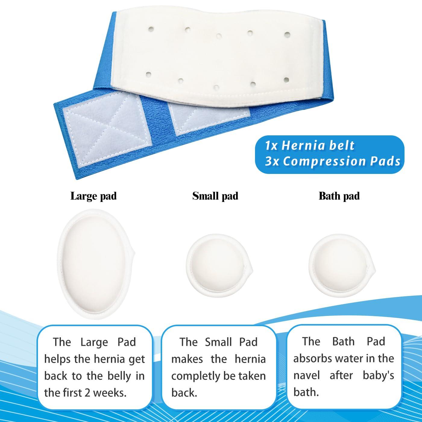 S S Baby Belly Band Umbilical Hernia Belt | Belly Button Band Navel Truss Wrap for Newborn/Infant - Soft, Skin-friendly, Adjustable