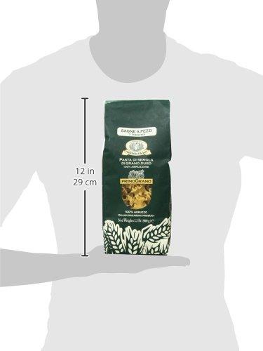 Rustichella D'Abruzzo Pasta Rustichella d\'Abruzzo PrimoGrano Sagne a Pezzi, 500 grams - Artisan Heritage Grain Pasta - Authentic Abruzzo Flavor - Supple Texture