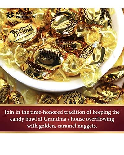CANDYRIFIC Werthers Original Hard Caramel Candy Individually Wrapped, 3.75 LBS | SameDay Shippers Offers free Pen