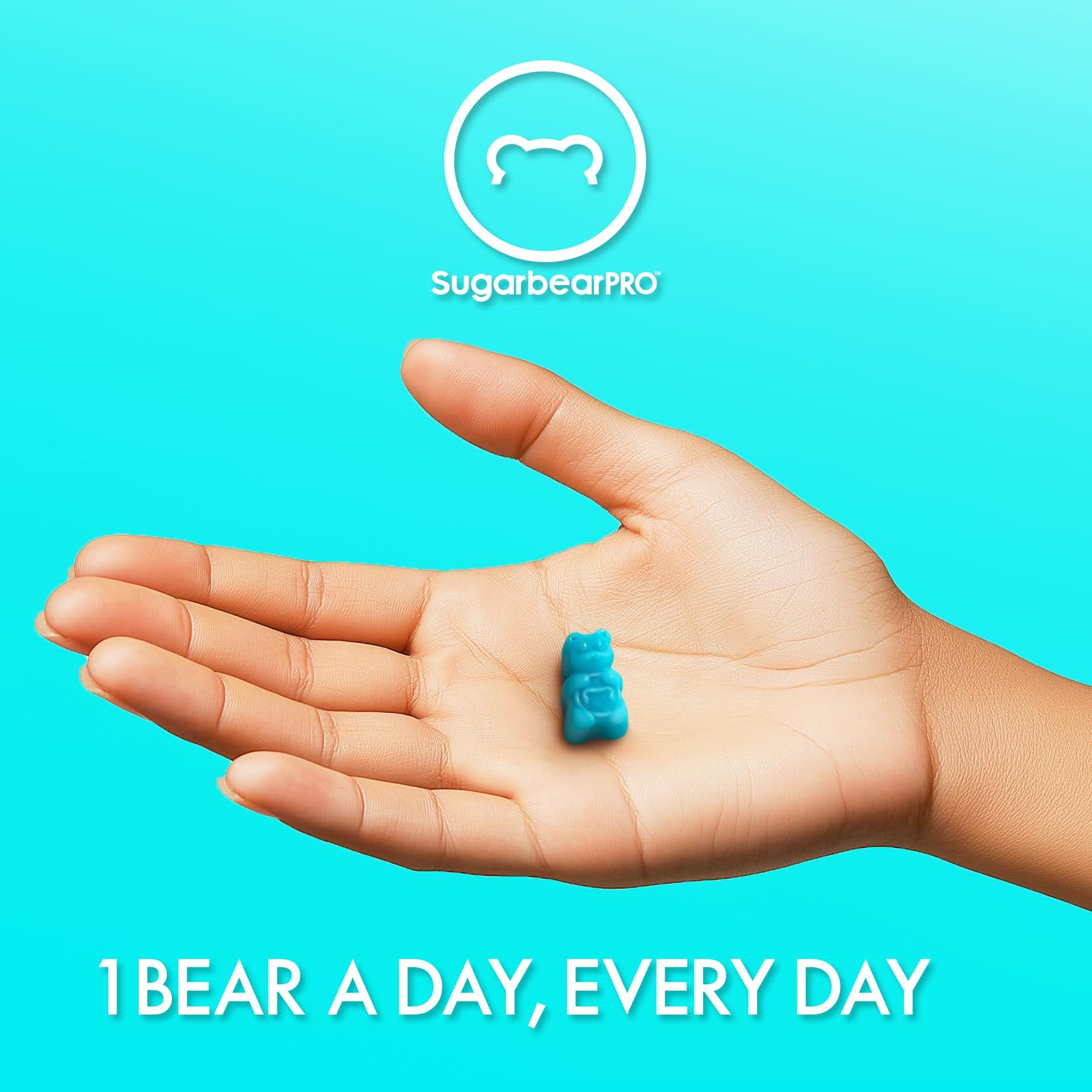 SugarBearHair Sugarbear Hair Vitamin Gummy 2 Month Supply Extra Strength Biotin 6000mcg, Growth for Men & Women, Vegan Vitamin B12, MSM, Inositol, Omega 3, Elderberry, Certified Kosher, Halal, Cruelty-Free