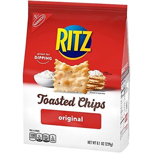 Toasted RITZ Toasted Chips Original, 8.1 oz (Pack of 2)