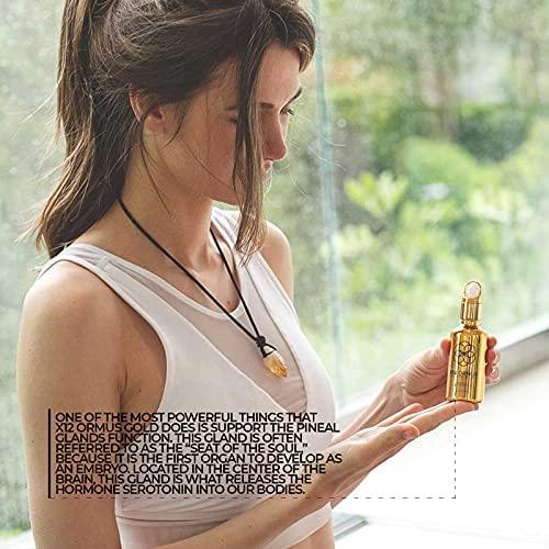 x12 Ormus With Actual 24k Gold Ormus Monoatomic Gold Concentrate (High Potency x12) 3.4oz - Made by Real Alchemists - 24k Food Grade Liquid Gold, Dead Sea Salt & Pink Himalayan Salt