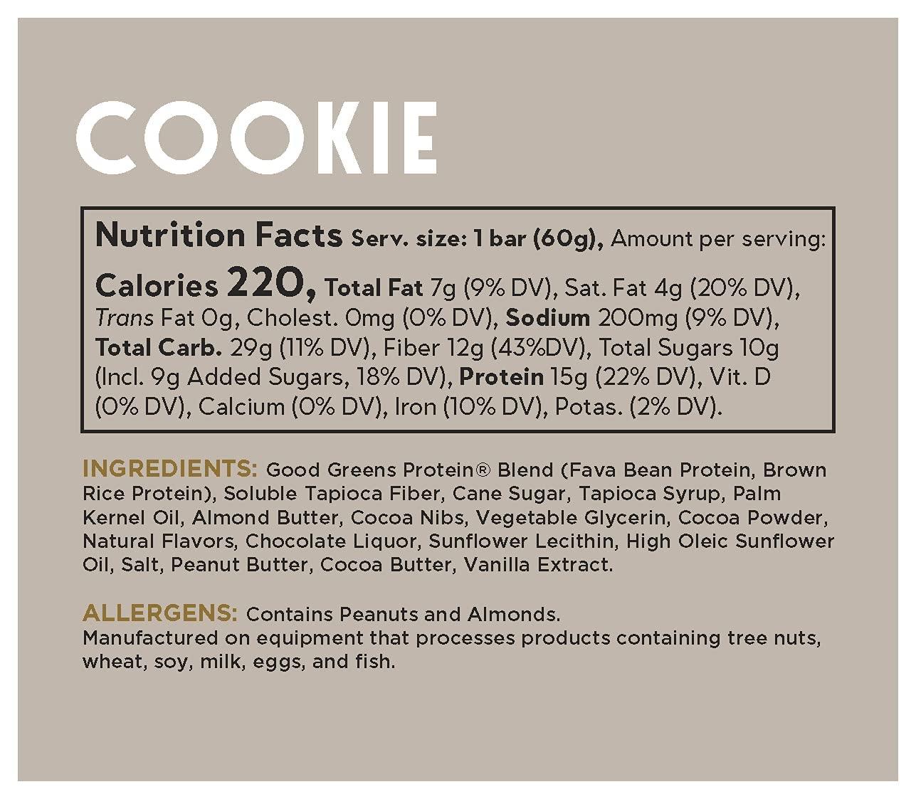 good! good! Snacks Vegan Protein Bars Bundle, Chocolate Peanut Butter & Cookie Dough (24 Bars) Gluten-Free, Plant Based, Low Sugar, High Protein Meal Replacement, Healthy Snacks for Energy, 15g Protein