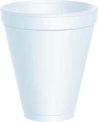DART Dart J Cup, 12 Ounce, White, 25 Count