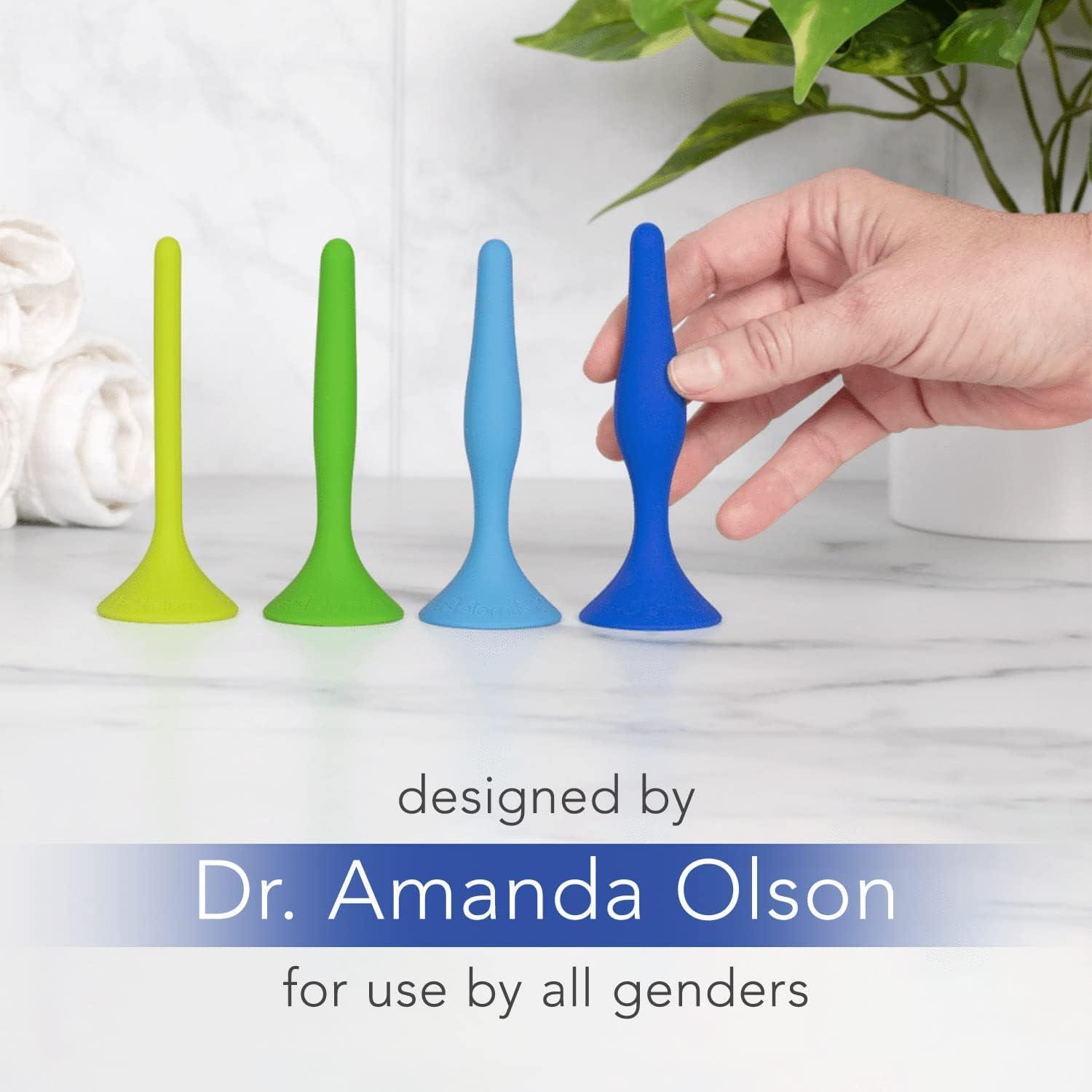 Intimate Rose Pelvic Floor Therapy Tool-Size 1-4 - Rectal Dilator Trainer for Men and Women