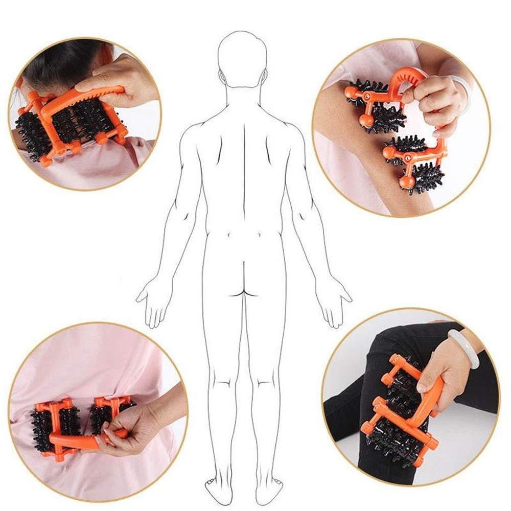 JIAHAO JIAHAO Manual Roller Massager Full Body Back Massage Pain Relief Health Massage Tool