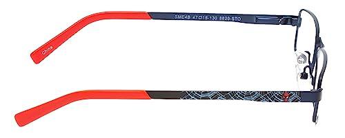 Cal Optix Cal Optix Marvel KIDS SME4B Spiderman Blue Light Reading Eye Glasses +1.00 Satin Black Red Boy Girl Designer Reader Superhero Children