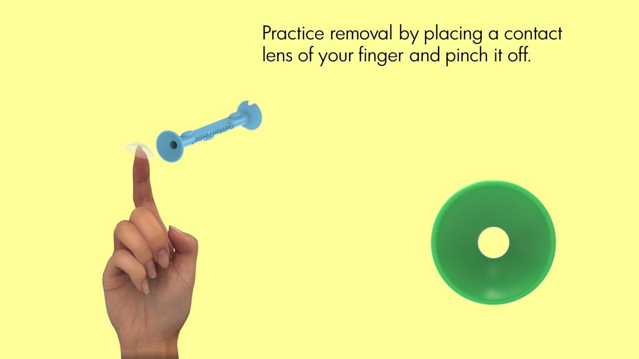 OptiWand OptiWand Pincher Soft Contact Lens Inserting Removing Tool. Helper to Pinch Eye Lenses for Removal. Applicator Inserter Remover Extractor Device. Gift Eyes Contacts Insertion Removal Solution Stick