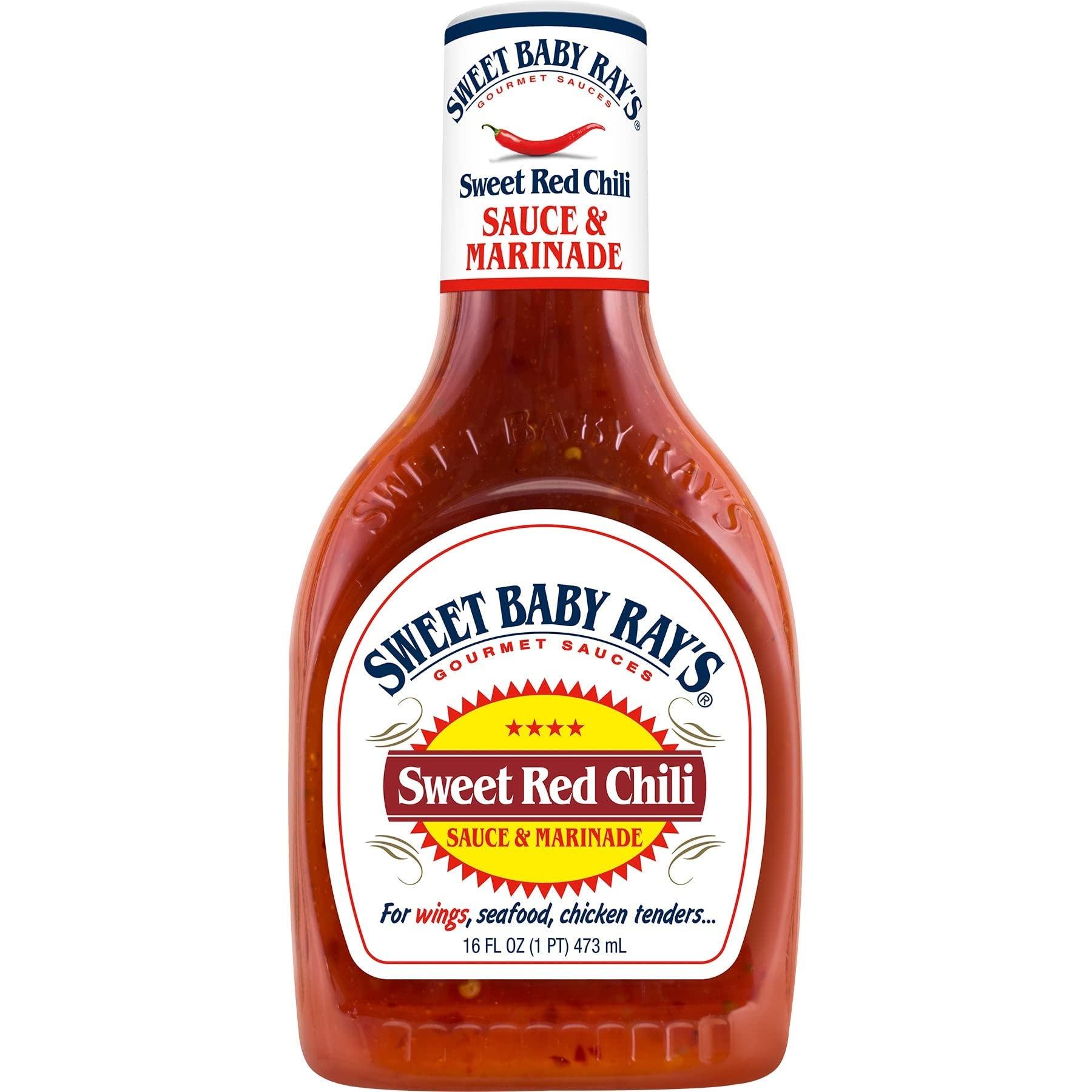 Sweet Baby Ray's Sweet Baby Ray\'s, Wing Sauce & Glaze, Sweet Chili, 16oz Bottle (Pack of 2)