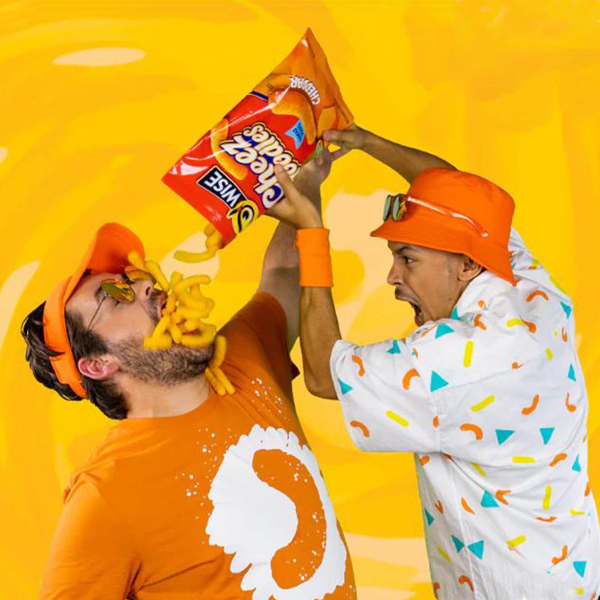 Wise Wise Snacks Cheez Doodles Baked Puffs, Real Cheddar Cheese, Gluten Free, 0g Trans Fat, No Preservatives, 3.250 Ounce (12 Count), Gluten Free