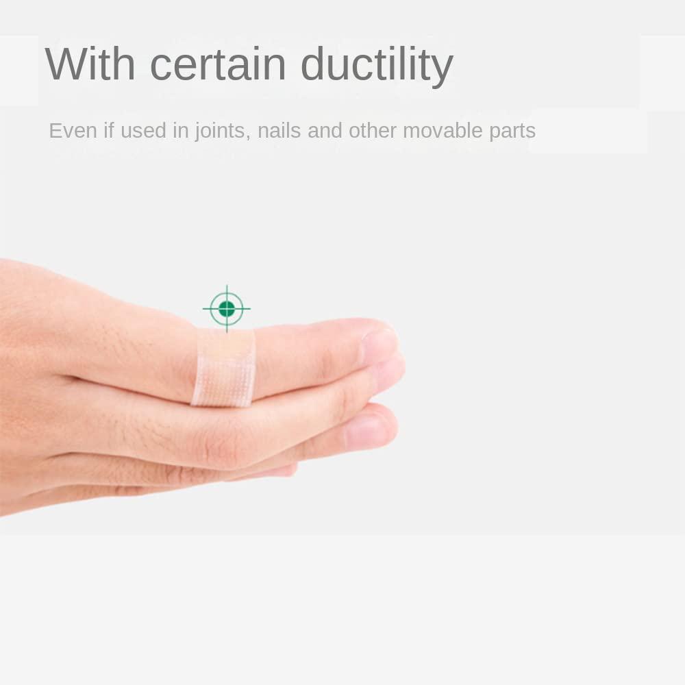 Bolesen Transparent Medical Tape Waterproof Breathable Adhesive Clear Hypoallergenic Surgical Tape PE First Aid Tape for Wound, Bandage for Sensitive Skin (0.5inch X 10Yards * 5 Rolls)