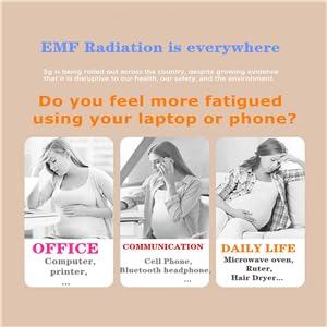 ThuroLeo EMF Protection Pad Faraday Bag Cell Phone Body Radiation Blocking Computer Pad 5G Anti-Radiation PC Faraday Blanket Pregnant Kids RFI GPS Signal Notebooks,Laptops,Tablets Shielding Bag (10.6in)