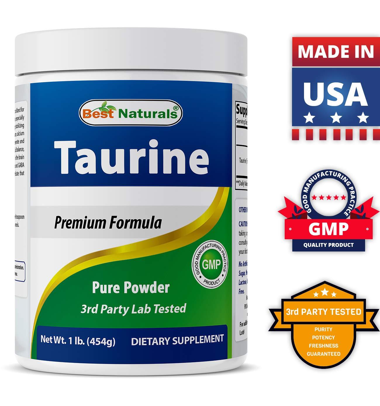 Best Naturals Taurine Powder 1 Lb & Beat Alanine Powder 1 Lb