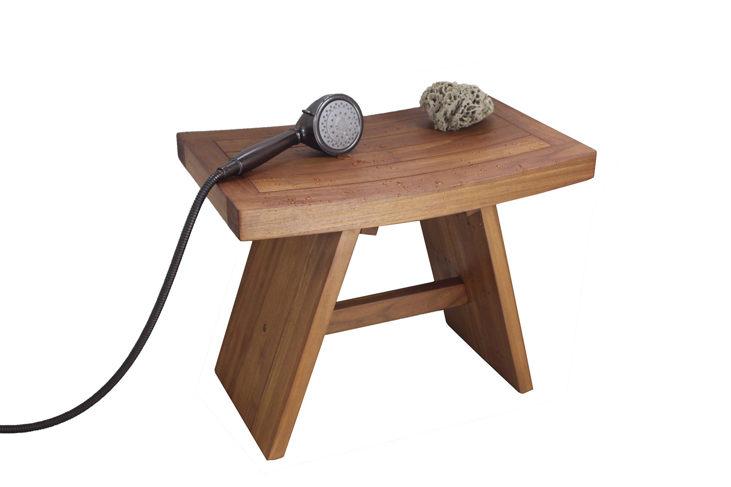 AquaTeak AquaTeak 24" Asia Teak Shower Bench & AquaTeak Premium Teak Oil