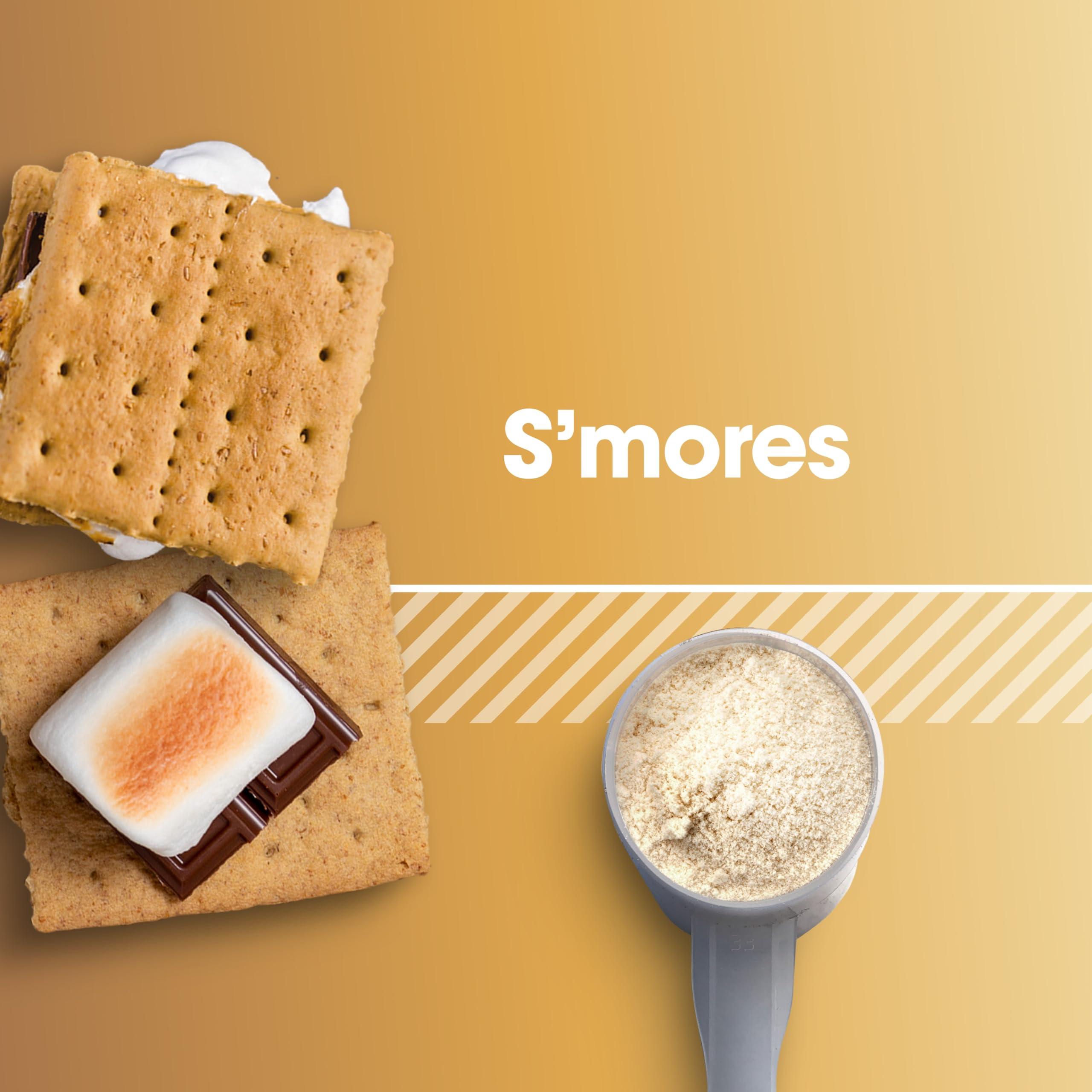 Optimum Nutrition Optimum Nutrition 100% Gold Standard Whey Protein Powder - Protein Powder with a Blend of Hydrolyzed, Isolate & Whey - for Muscle Recovery - S\'Mores, 5.64 lb (80 Servings)