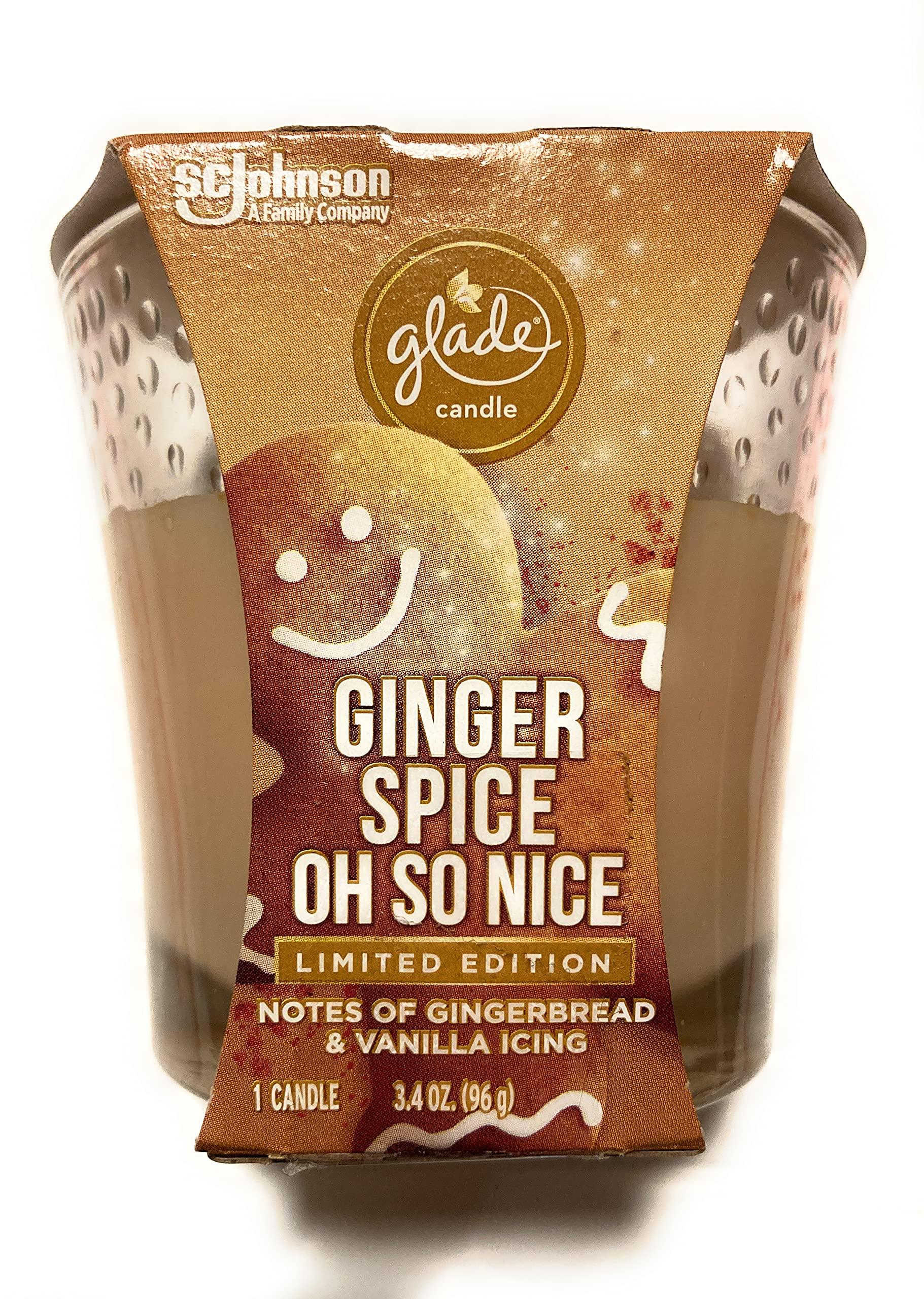 Glade Glade Candle, Ginger Spice Oh So Nice