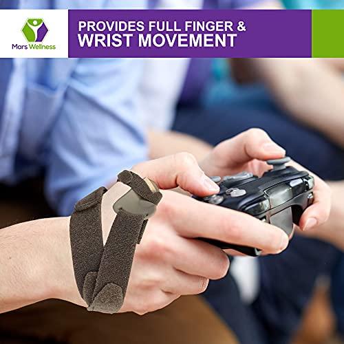 MARS WELLNESS MARS WELLNESS CMC Joint Thumb Arthritis Brace - Restriction Thumb Support Brace Stabilizing Splint for Osteoarthritis and arthritis thumb splint - Large - Left Hand