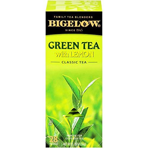 Bigelow Tea Bigelow Green Tea with Lemon Tea Bags 28-Count Boxes (Pack of 6) Green Tea Bags with Lemon Peel and Natural Flavors Rich in Antioxidants