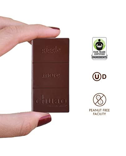 Chuao Chocolatier Chuao Chocolatier Salted Chocolate Crunch Dark Chocolate Mini Gourmet Chocolate Bar, 24-Ct. (0.39 oz. each)