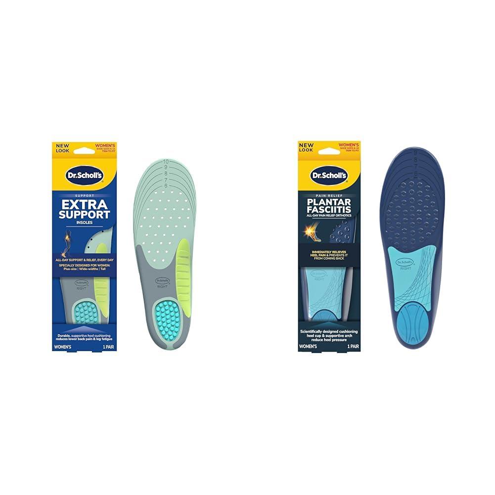 Dr. Scholl\'s Dr. Scholl\'s Extra Support Insoles for Women, Size 6-11, 1 Pair, Trim to Fit Inserts & Plantar Fasciitis Pain Relief Orthotic Insoles
