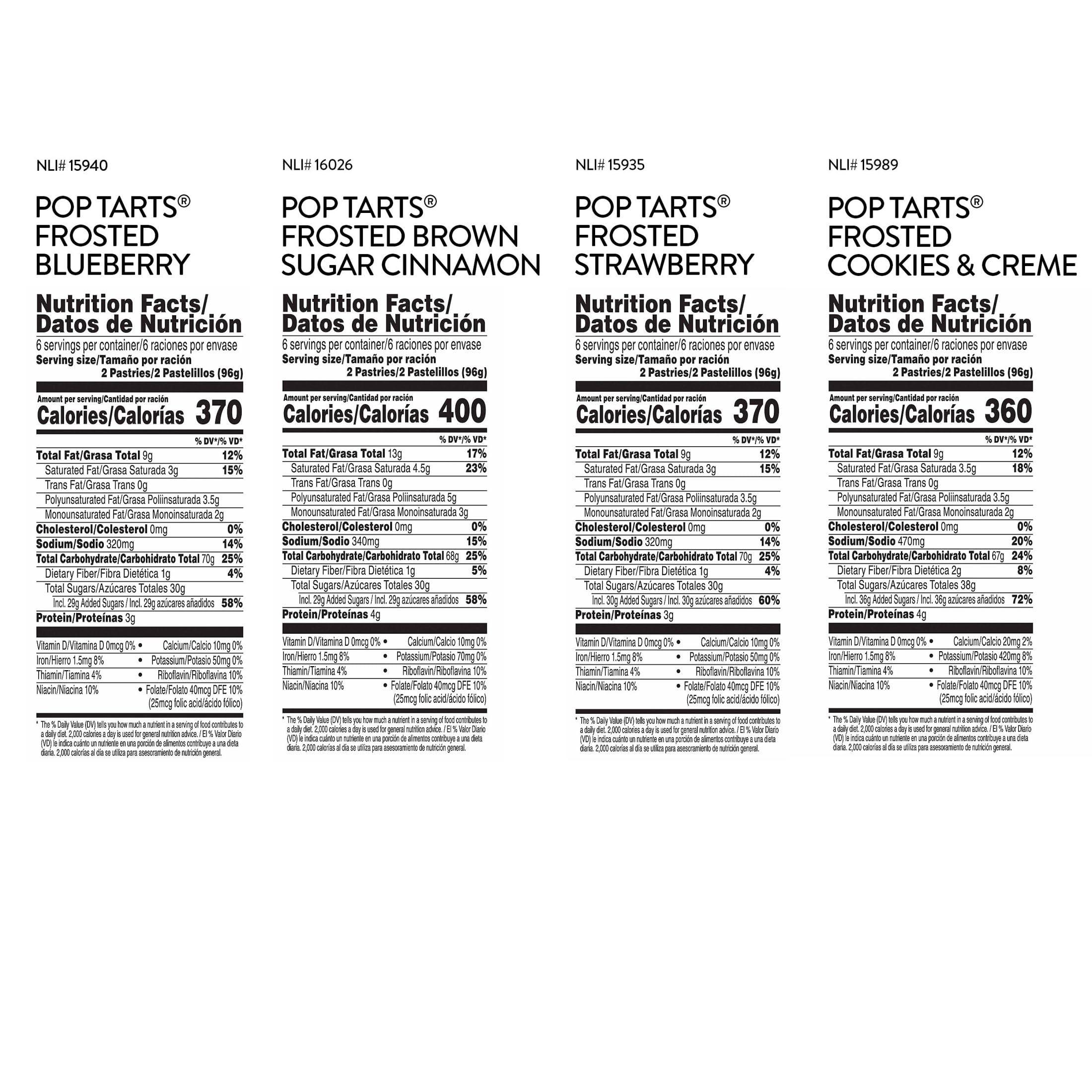 Pop-Tarts Pop-Tarts Toaster Pastries, Breakfast Foods, Kids Snacks, Variety Pack (5 Boxes, 60 Pop-Tarts)