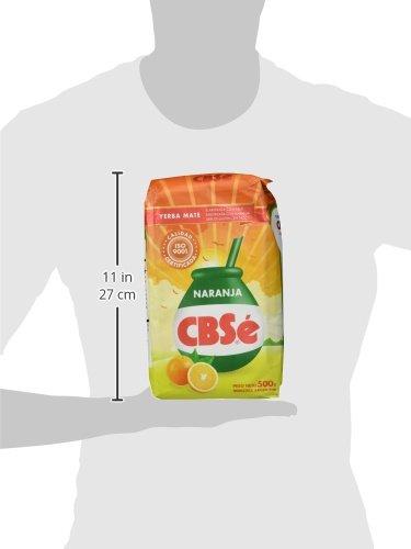 CBSe, Rosamonte, Taragui, Cruz Malta, Nobleza Gauc Yerba Mate CBSe Orange Flavor, 1.1 lbs, from Argentina