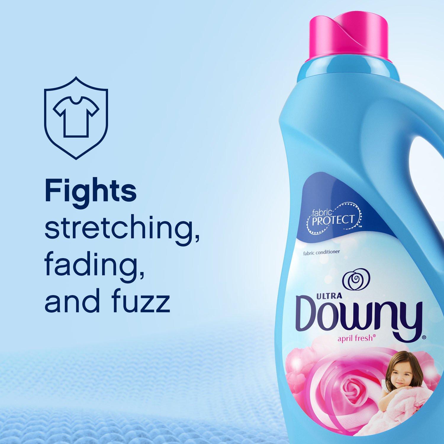 Downy Downy Ultra Laundry Fabric Softener Liquid, April Fresh Scent, 120 Loads