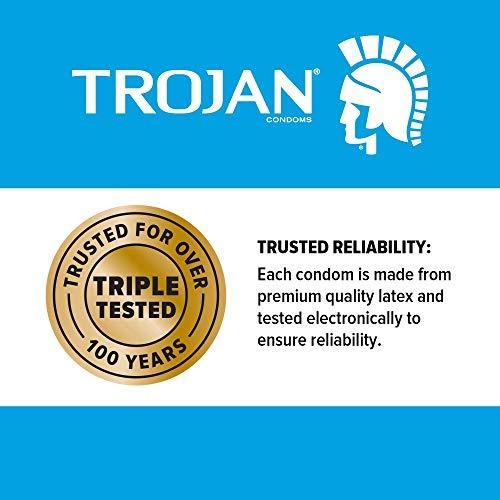 TROJAN Trojan Supra Microsheer Polyurethane Ultra Thin Lubricated Premium Condoms 6 ct (Pack of 3)