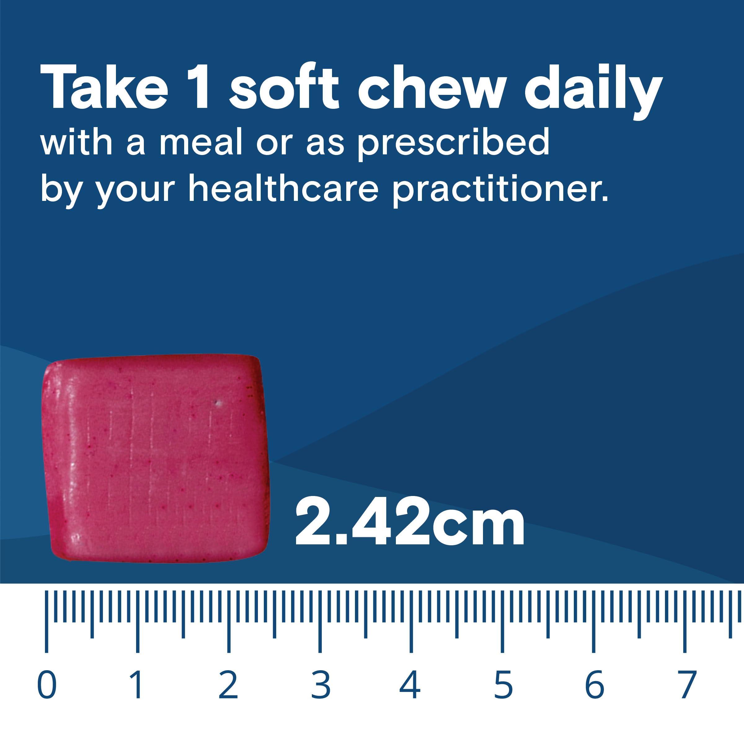 Bariatric Fusion Bariatric Fusion Iron Supplement for Women Anemia | Chewable Iron with Vitamin C | Cherry Flavored Soft Chew | Gentle on Stomach Ferrous Fumarate for Women and Men | Gluten Free | 60 Count