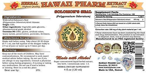 HawaiiPharm Solomon's Seal (Polygonatum odoratum) Liquid Extract 2x32 fl.oz