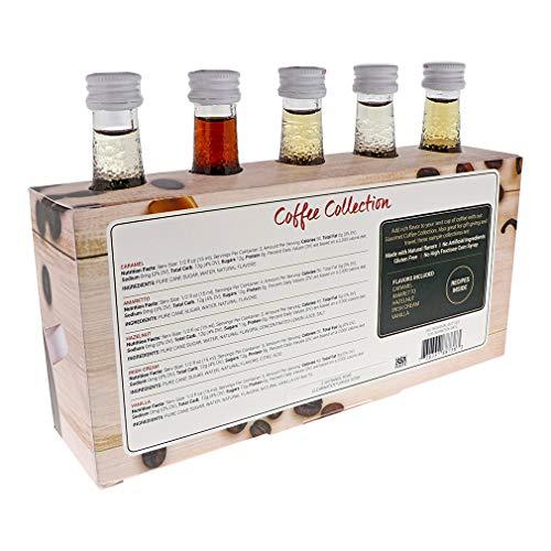 Monin Monin - Gourmet Flavorings Premium Coffee Collection, Great for Coffee, Tea, and Lattes, Non-GMO, Gluten-Free (Caramel, Amaretto, French Hazelnut, Irish Cream, Vanilla) | 50 ml Per Bottle