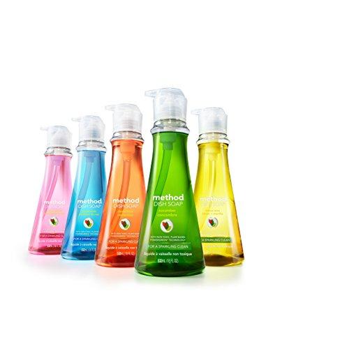 Method Method Dish Soap, Clementine, 18 Fl Oz (Pack of 6)